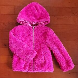 George Vibrant Pink Kids Fleece Jacket Size XS